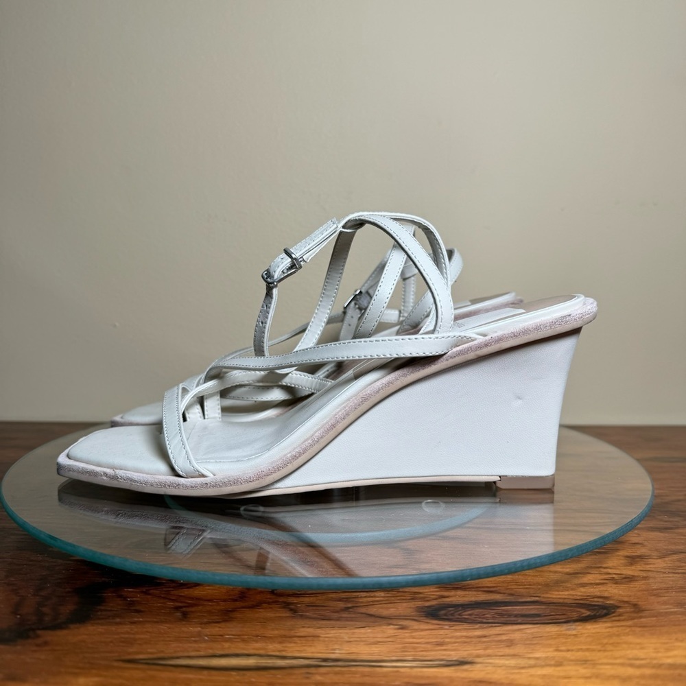 Dolce Vita Gemini Wedges - ivory leather - size 6 - Picture 8 of 16